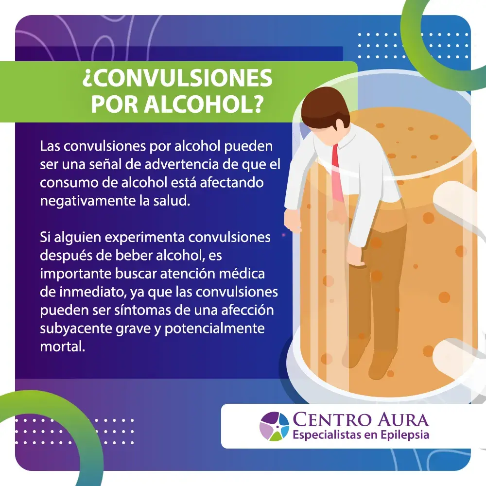 Las convulsiones por alcohol son afección grave y potencialmente mortal.