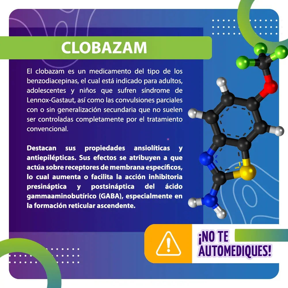 Medicamento clobazam para las convulsiones